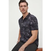 Kody rabatowe Answear.com - Medicine polo bawełniane męskie kolor czarny wzorzysty