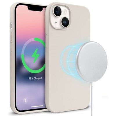 Kody rabatowe Avans - Etui CRONG Color Cover Magnetic MagSafe do Apple iPhone 14 Kamienny beż