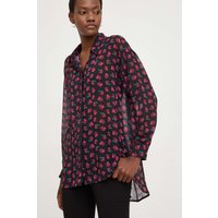 Kody rabatowe Answear.com - Answear Lab koszula damska kolor czarny relaxed z kołnierzykiem klasycznym