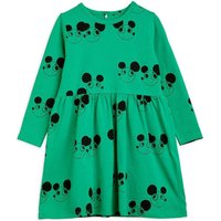 Kody rabatowe Mini Rodini sukienka dziecięca kolor zielony mini rozkloszowana
