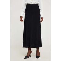 Rabaty - Answear Lab spódnica kolor czarny midi rozkloszowana
