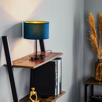 Kody rabatowe Lampa stołowa Golden Roller niebieska/złota 30cm