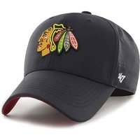 Kody rabatowe 47brand czapka z daszkiem NHL Chicago Blackhawks kolor czarny z aplikacją