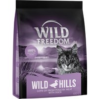 Kody rabatowe zooplus - 2 + 1 gratis! Wild Freedom, karma sucha dla kota, 3 x 400 g - Adult „Wild Hills”, kaczka