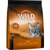 Kody rabatowe 2 + 1 gratis! Wild Freedom, karma sucha dla kota, 3 x 400 g - Senior 