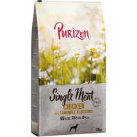 Kody rabatowe Purizon Single Meat Adult, kurczak z kwiatami rumianka i dynią, bez zbóż - 2 x 12 kg