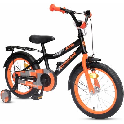Kody rabatowe Rower dziecięcy ENERO Hurricane 16 cali dla chłopca Czarno-pomarańczowy