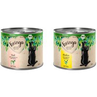 Kody rabatowe zooplus - Korzystny pakiet Feringa Bio Menü Kitten, 12 x 200 g - Pakiet mieszany (2 smaki)