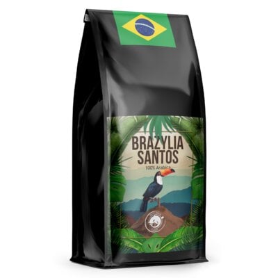 Kody rabatowe Kawa ziarnista BLUE ORCA COFFEE Brazylia Santos Arabica 1 kg