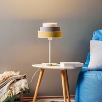 Kody rabatowe Lampa stołowa Pastell Trio żółta/szara H 50cm