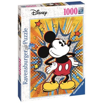 Kody rabatowe Puzzle RAVENSBURGER Retro Myszka Mickey (1000 elementów)