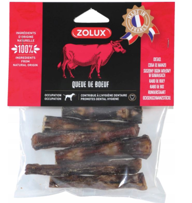 Kody rabatowe Krakvet sklep zoologiczny - ZOLUX Naturalny Ogon wołowy - gryzak dla psa - 150 g