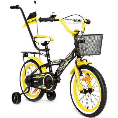 Kody rabatowe Rower dziecięcy GERMINA BMX 16 cali dla chłopca Czarno-żółty