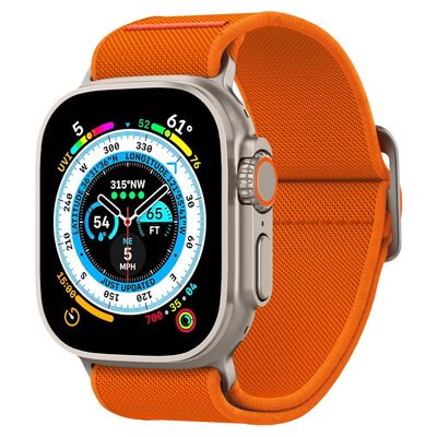 Kody rabatowe Pasek SPIGEN Fit Lite Ultra do Apple Watch 3/4/5/6/7/8/9/SE/Ultra (42/44/45/49mm) Pomarańczowy