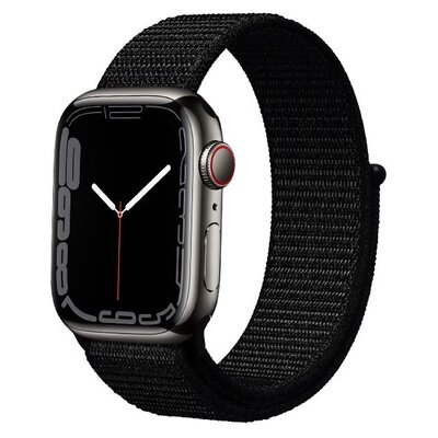 Kody rabatowe Pasek CRONG Nylon Reflex do Apple Watch (42/44/45/49mm) Czarny