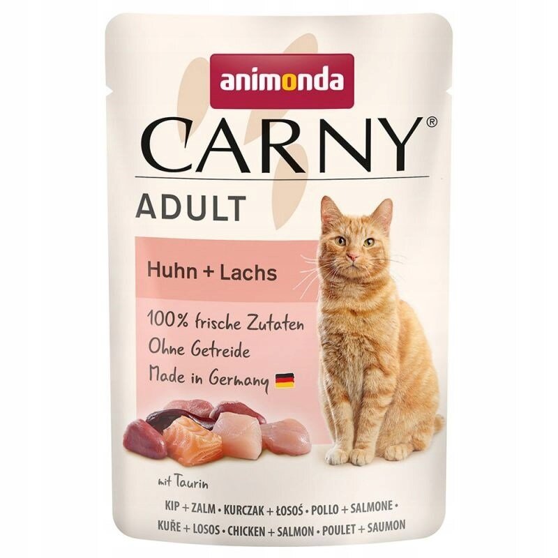Kody rabatowe ANIMONDA Carny Adult Kurczak i łosoś - mokra karma dla kota - 85 g