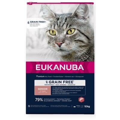Kody rabatowe Karma dla kota EUKANUBA Grain Free Senior Łosoś 10 kg