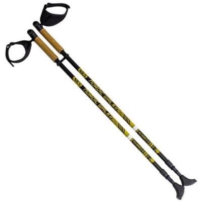 Kody rabatowe Avans - Kijki do nordic walking NILS EXTREME NW603 (82 - 140 cm) Czarno-żółty