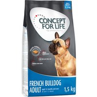 Kody rabatowe zooplus - Concept for Life French Bulldog Adult - 1,5 kg