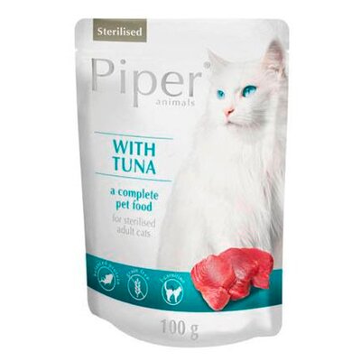 Kody rabatowe Avans - Karma dla kota PIPER Animals Sterilised Tuńczyk 100 g