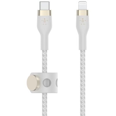 Kody rabatowe Avans - Kabel USB-C - Lightning BELKIN Braided Silicone 2m Biały