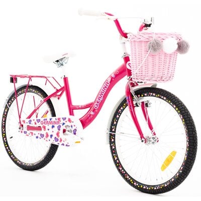 Kody rabatowe Rower dziecięcy GERMINA BMX 20 cali dla dziewczynki Różowy