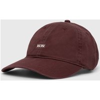 Kody rabatowe Wood Wood czapka z daszkiem bawełniana Low profile twill cap kolor fioletowy gładka 12110804.7083