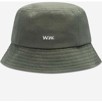Kody rabatowe Answear.com - Wood Wood kapelusz bawełniany Ossian Bucket Hat 12240817-7083 BLACK kolor zielony bawełniany 12240817.7083-DUSTYGREEN