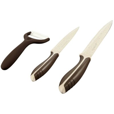 Kody rabatowe Avans - Zetaw noży AMBITION Brown Stone (3 elementy)
