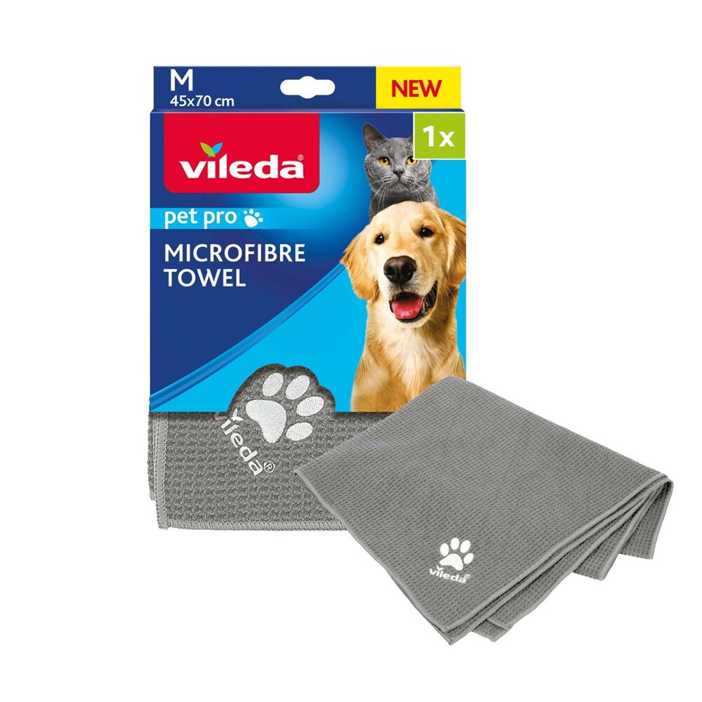 Kody rabatowe Krakvet sklep zoologiczny - VILEDA Pet Pro Ręcznik z mikrofibry M dla zwierząt - 70x45 cm