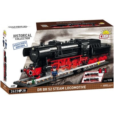 Kody rabatowe Klocki plastikowe COBI Historical Collection Trains DR BR 52 Steam Locomotive COBI-6280