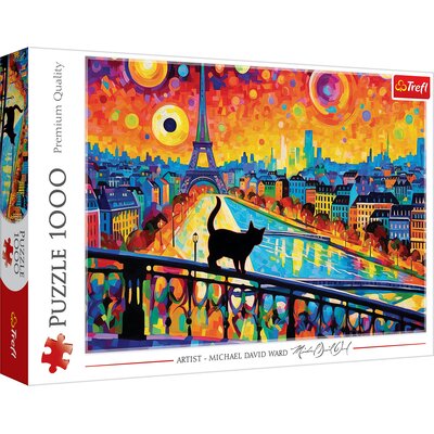 Kody rabatowe Puzzle TREFL Premium Quality Koty w Paryżu 10795 (1000 elementów)