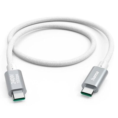 Kody rabatowe USB Typ-C - USB Typ-C HAMA 201724 240W 1.5 m Biały