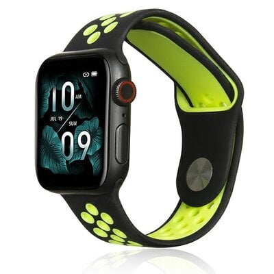 Kody rabatowe Avans - Pasek BELINE Sport Silicone do Apple Watch 2/3/4/5/6/7/8/SE/SE 2/Ultra (42/44/45/49mm) Czarno-limonkowy