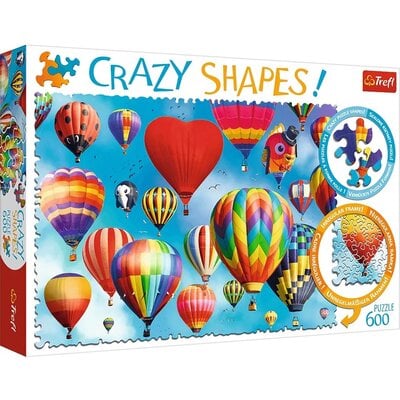 Kody rabatowe Avans - Puzzle TREFL Crazy Shapes Kolorowe balony 11112 (600 elementów)