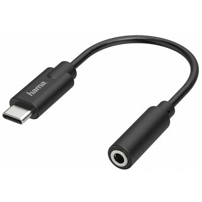 Kody rabatowe Adapter USB Typ-C - Jack 3.5mm HAMA 0.15 m Czarny