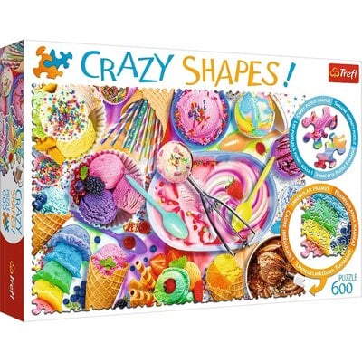 Kody rabatowe Puzzle TREFL Crazy Shapes Słodkie marzenie 11119 (600 elementów)