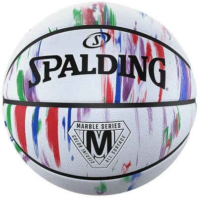 Kody rabatowe Piłka koszykowa SPALDING Marble Biały (rozmiar 7)