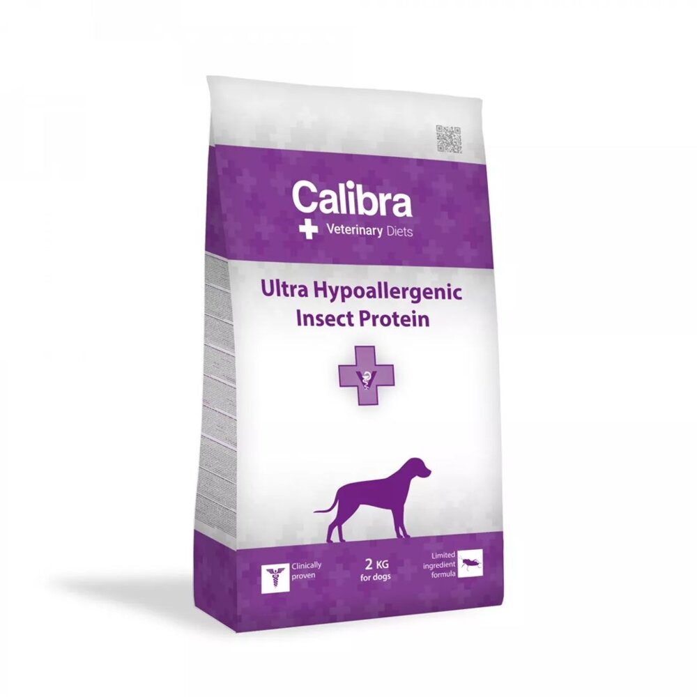Kody rabatowe Krakvet sklep zoologiczny - CALIBRA Veterinary Diets Ultra Hypoallergenic Insect - sucha karma dla psa - 2 kg