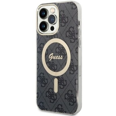 Kody rabatowe Avans - Etui GUESS 4G MagSafe do iPhone 14 Pro Max Czarny